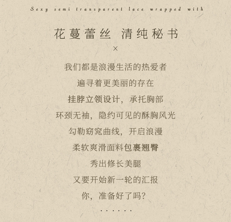 Secretary Lace Lingerie Set