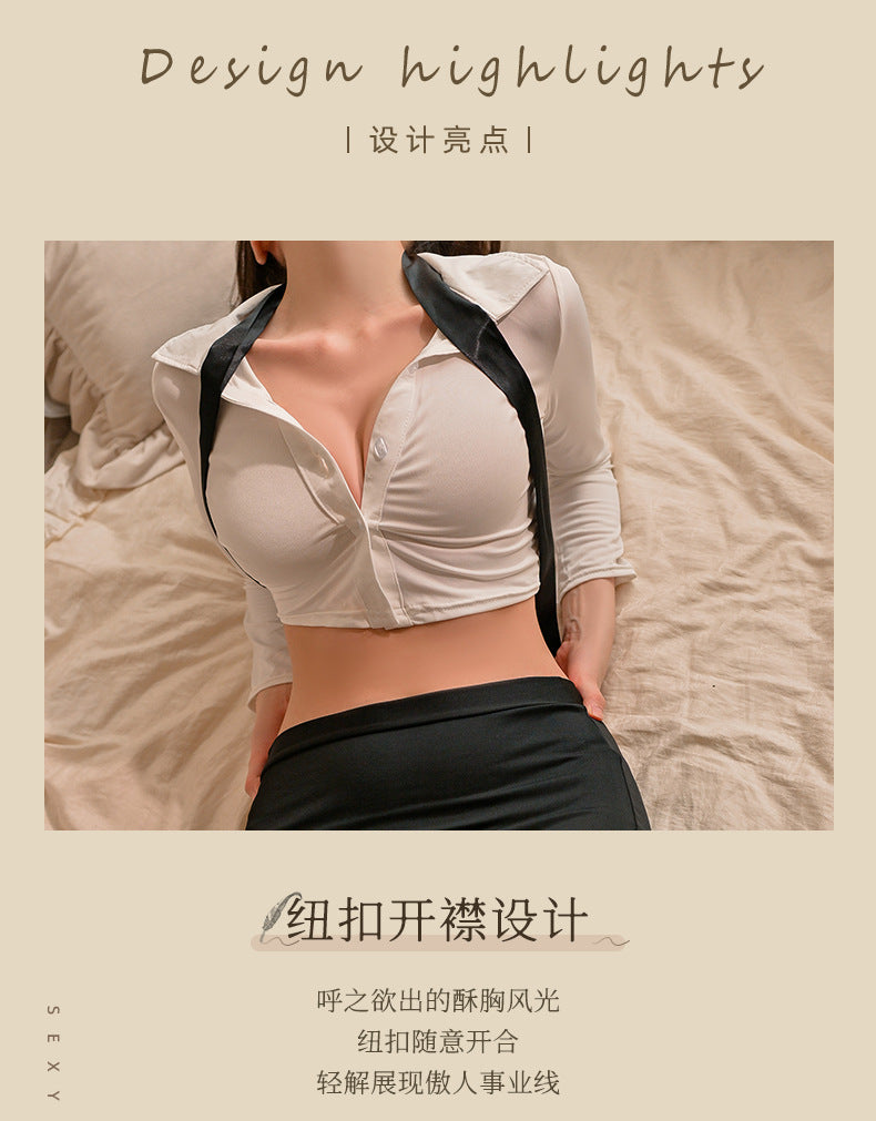 Secretary Blouse Set