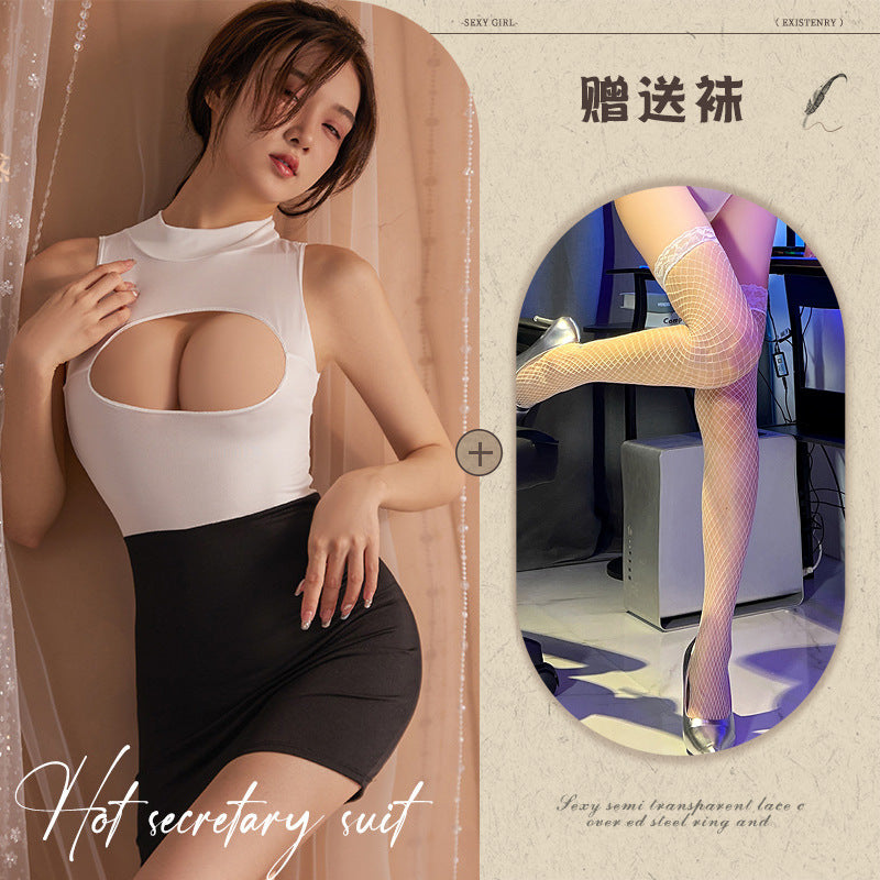 Secretary Bodysuit Lingerie Set