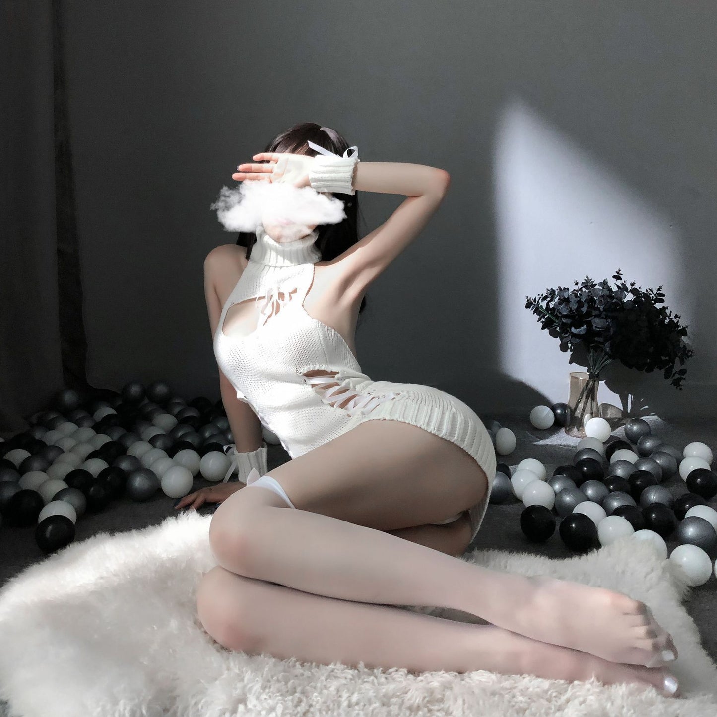 Knit Backless Sweater 