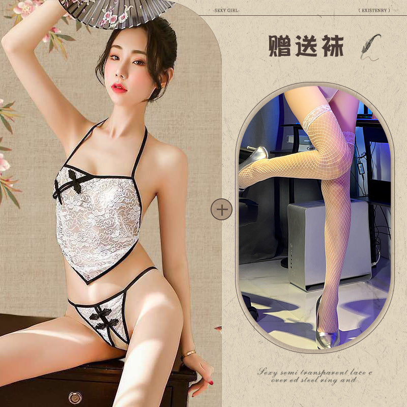 Embroidered Bustier Set