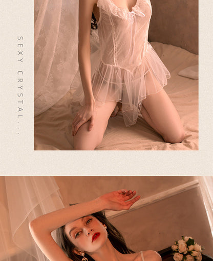 Transparent Lace Chemise 