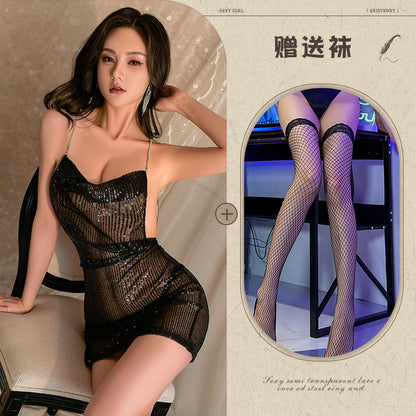 Club Sheer Dress Set 