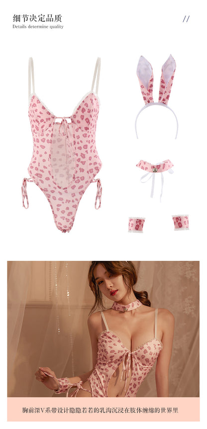 Open Crotch Bunny Set