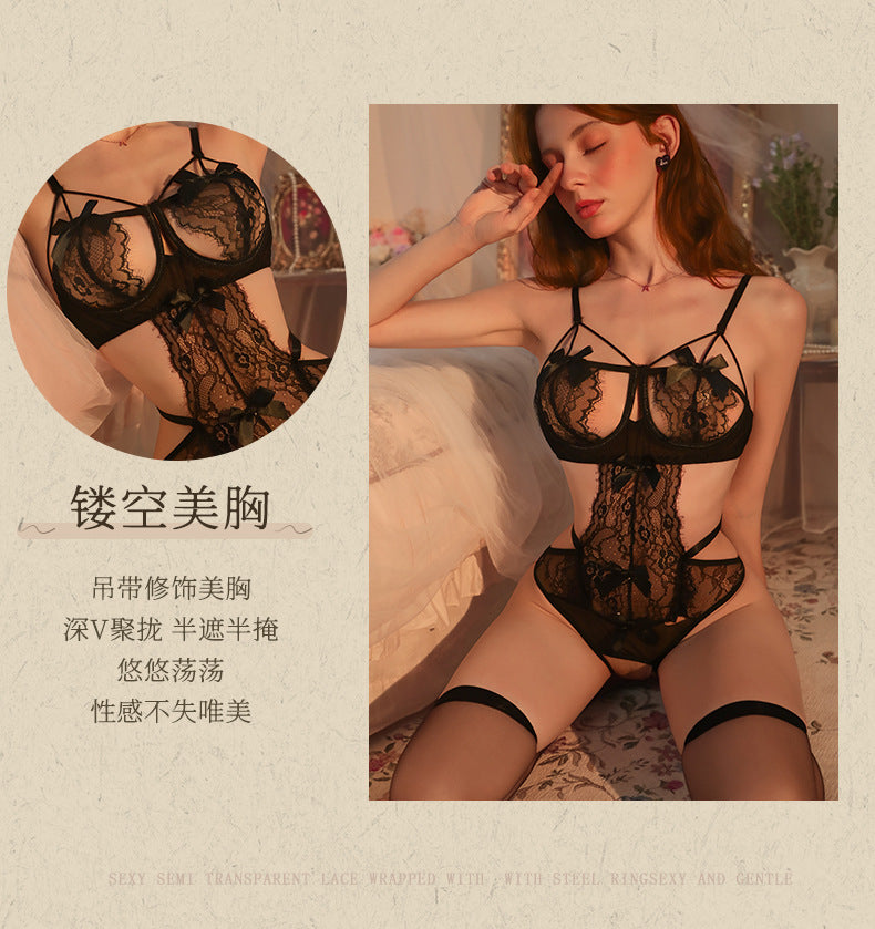 Lace Cut-out Chemise