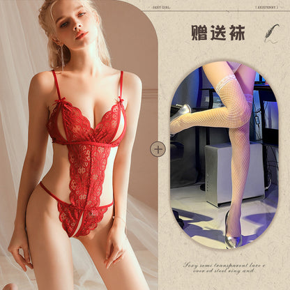 Lace Cut-out Bodysuit