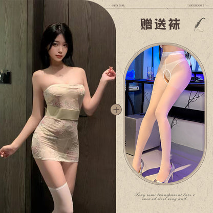 Embroidered Kimono Dress