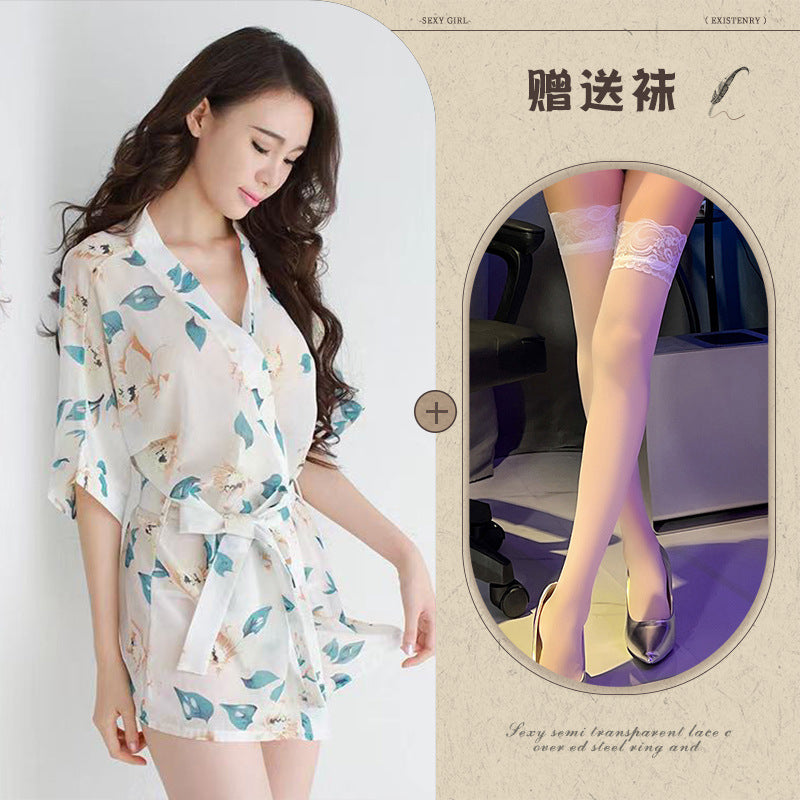 Chiffon Robe Set