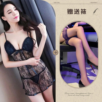 Short Sheer Babydoll Robe