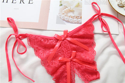 Lace-up G-string