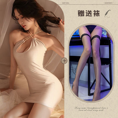 Secretary Lace Teddy Set