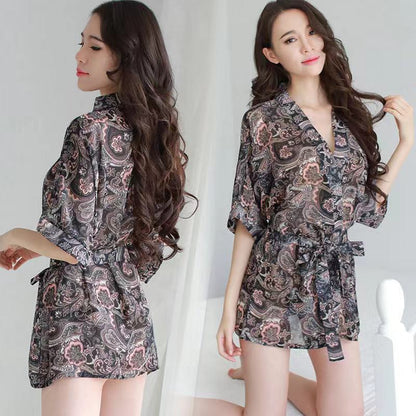 Chiffon Robe Set