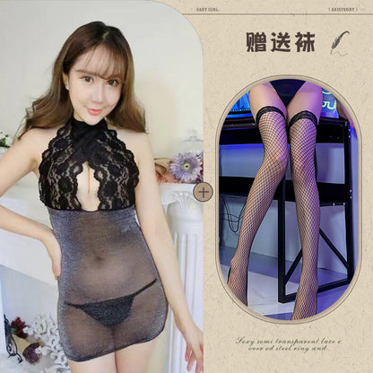 Sheer Qipao Bodysuit