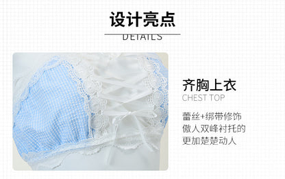 Plaid Apron Set