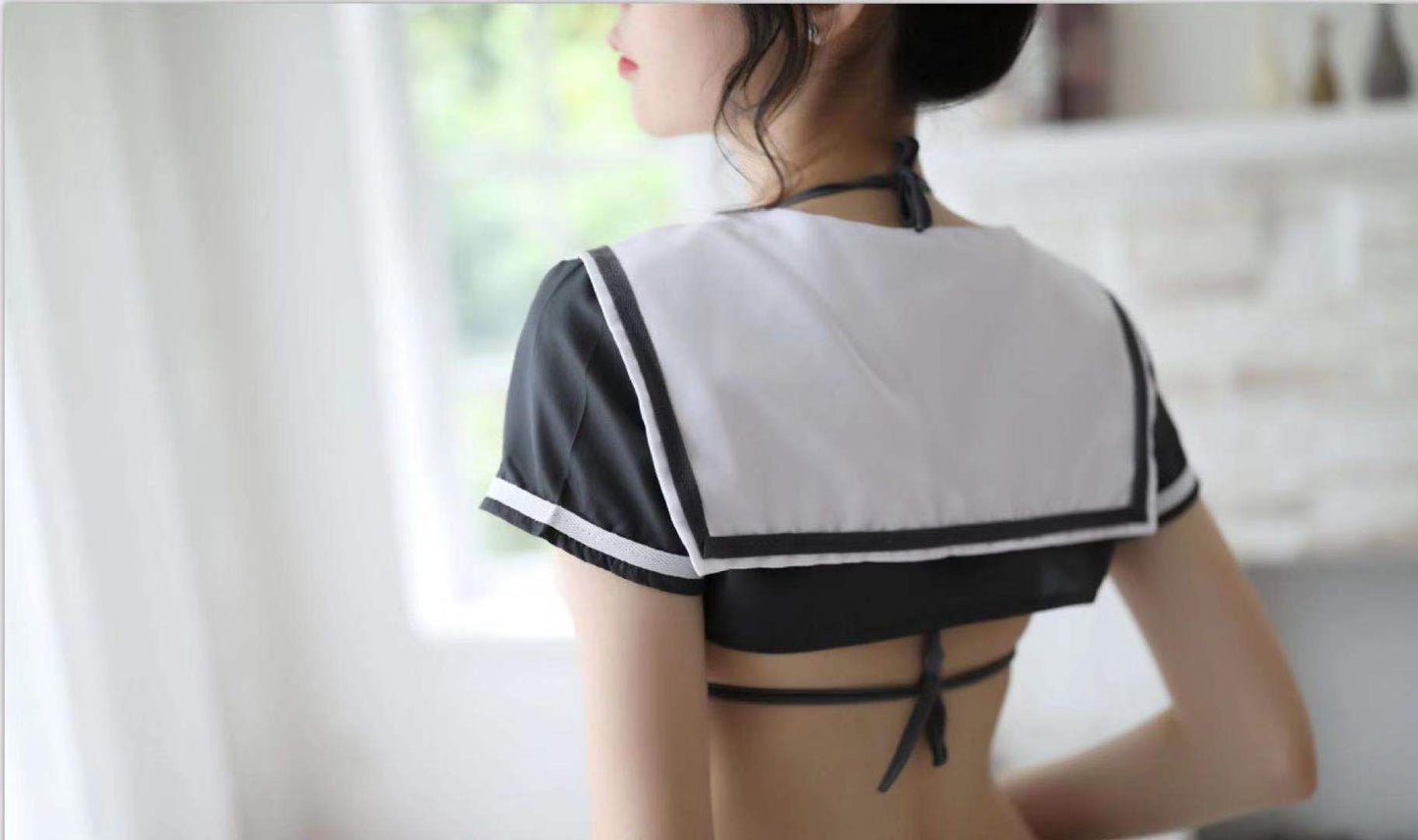 Open-Crotch Mesh Bodysuit