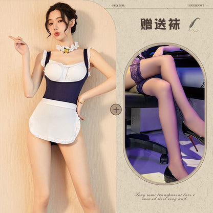 Maid Backless Jumpsuit