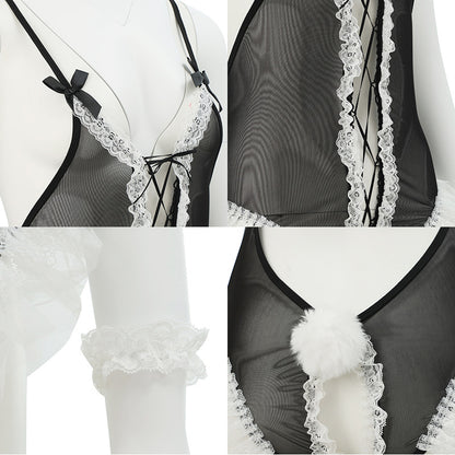 Bunny Open Crotch Set 