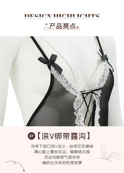 Bunny Open Crotch Set 
