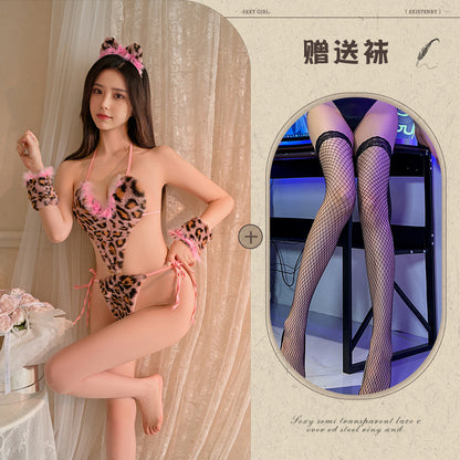 Leopard Print Onesie