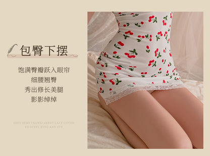 Cherry Print Chemise