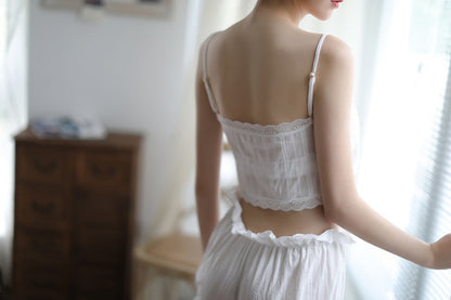 Strapless Lace Teddy Set 
