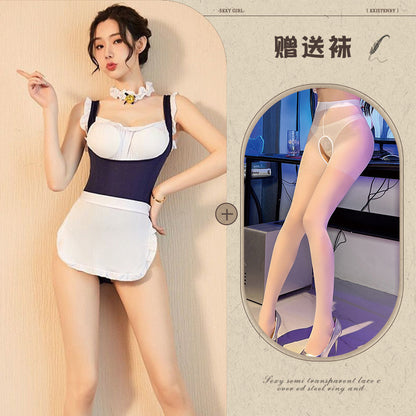 Maid Backless Jumpsuit