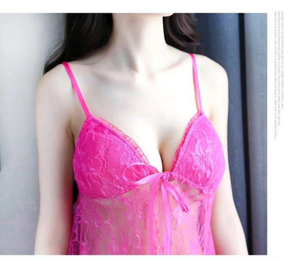 Short Sheer Babydoll Robe