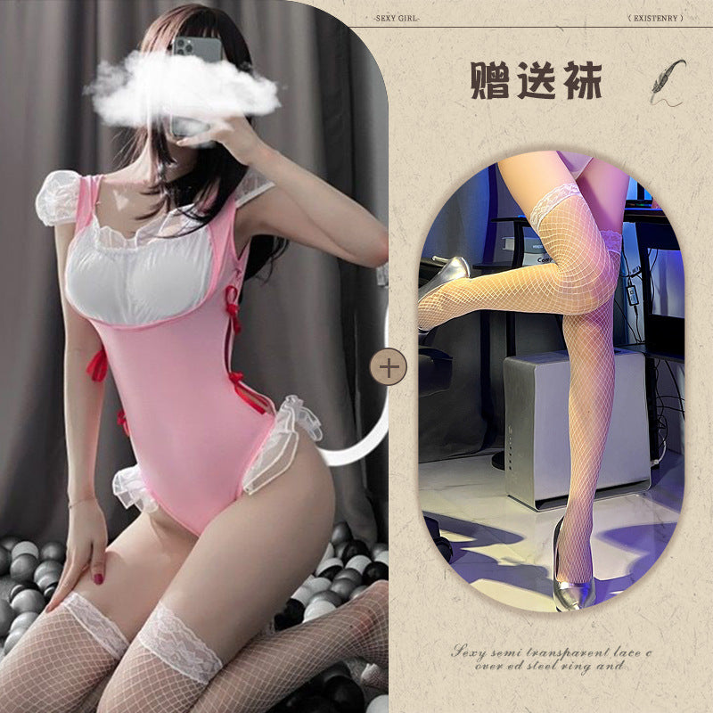 Maid Apron Jumpsuit