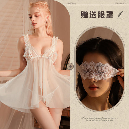 Sheer Cut-out Chemise