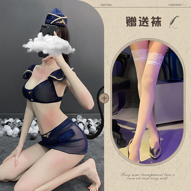 Sheer Stewardess Uniform