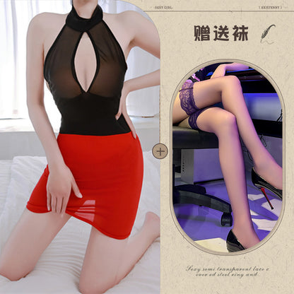 Secretary Style Lingerie Pajamas