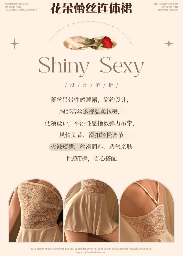 Sheer Lace Nightdress