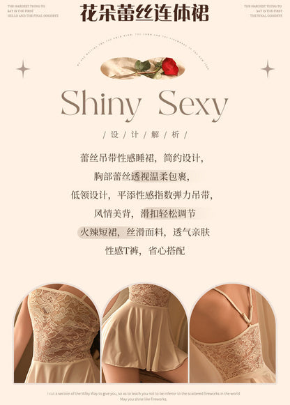 Sheer Lace Nightdress