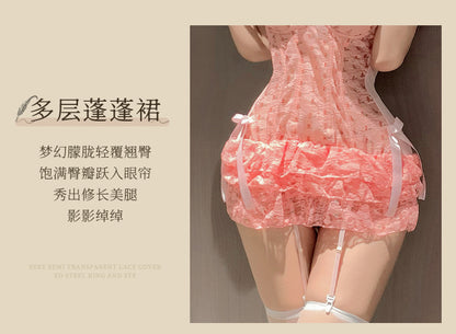 Plus Size Fishnet Teddy