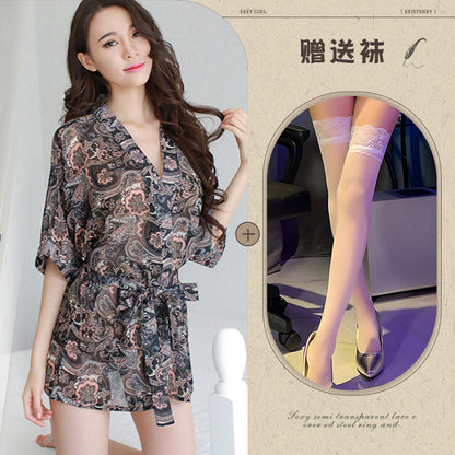 Chiffon Robe Set