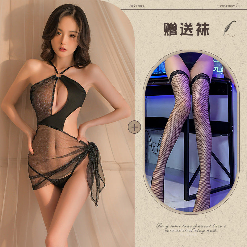Glitter Mesh Lingerie