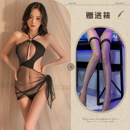 Glitter Mesh Lingerie
