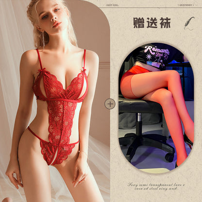 Lace Cut-out Bodysuit