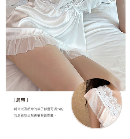 Silk Lace Chemise Set