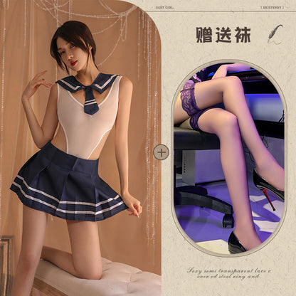 Sheer Lace Bikini Set