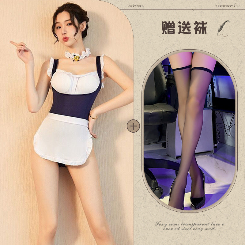 Maid Backless Jumpsuit