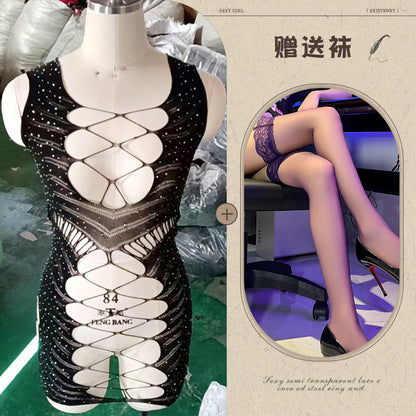 Diamond Mesh Teddy