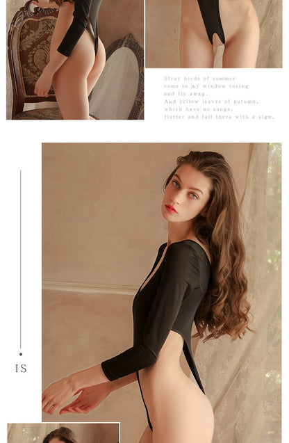 Open Crotch Lace Teddy