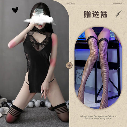Velvet Qipao Set