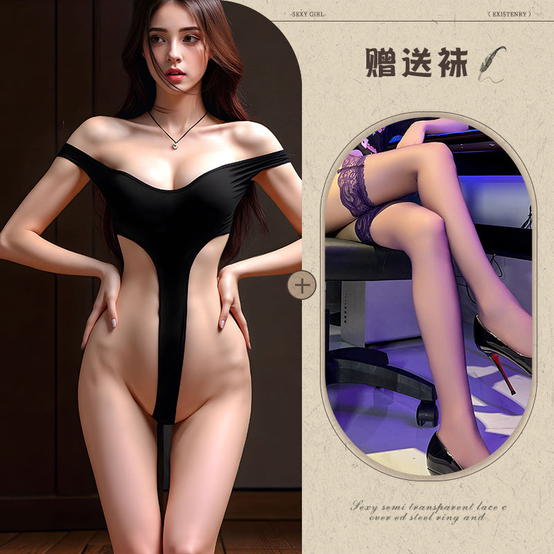 Open Crotch Teddy Set