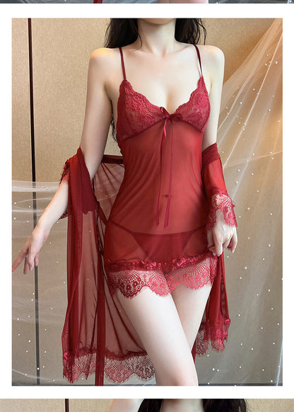 Plus Size Sheer Chemise