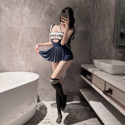 Strapless School Dress