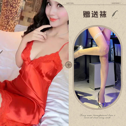 Plus Size Sheer Chemise