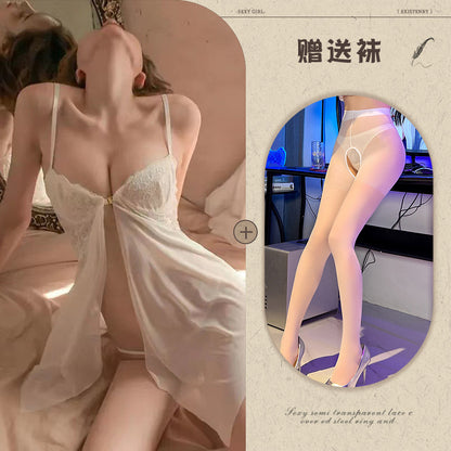 Sheer Steel Boned Chemise