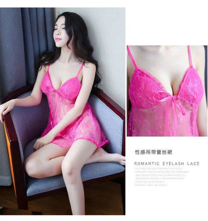 Short Sheer Babydoll Robe